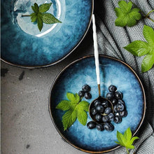 Load image into Gallery viewer, Handmade Blue Soup Bowls 18.5 cm (4 Pcs Set) - Decor Home