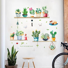 Load image into Gallery viewer, Potted Cactus Wall Sticker For Wall Decor - Decor Home