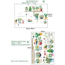Load image into Gallery viewer, Potted Cactus Wall Sticker For Wall Decor - Decor Home