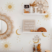 Load image into Gallery viewer, Boho Style Sun Moon and Stars Wall Stickers - Decor Home