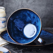 Load image into Gallery viewer, Handmade Large Blue Mug Set (2 Pcs Set) - Decor Home