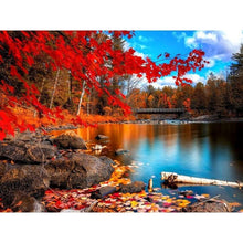 Load image into Gallery viewer, Painting With Diamonds Kit - The Blue Lake - Decor Home