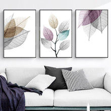 Load image into Gallery viewer, Transparent Leaves Art Canvas Prints (60x90cm) - Decor Home