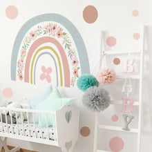 Load image into Gallery viewer, Removable Eco-friendly Floral Rainbow Wall Decals for Kids Decor - Decor Home