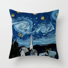 Load image into Gallery viewer, Famous Painting Cushion Covers Printed Pillowcases - Decor Home