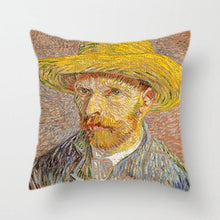 Load image into Gallery viewer, Famous Painting Cushion Covers Printed Pillowcases - Decor Home