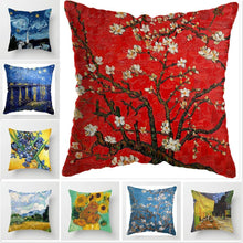 Load image into Gallery viewer, Famous Painting Cushion Covers Printed Pillowcases - Decor Home