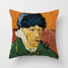 Load image into Gallery viewer, Famous Painting Cushion Covers Printed Pillowcases - Decor Home