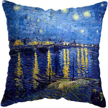 Load image into Gallery viewer, Famous Painting Cushion Covers Printed Pillowcases - Decor Home
