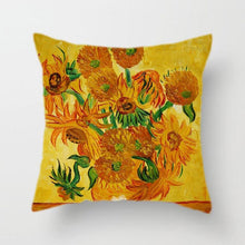 Load image into Gallery viewer, Famous Painting Cushion Covers Printed Pillowcases - Decor Home