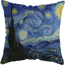 Load image into Gallery viewer, Famous Painting Cushion Covers Printed Pillowcases - Decor Home