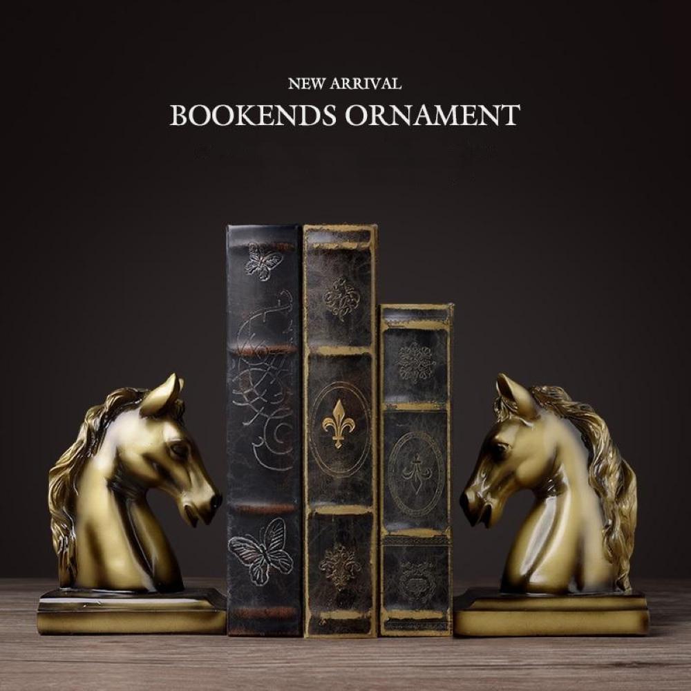 Vintage Gold Horse Bookend | Bookends Australia | Animal Bookends