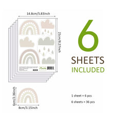 Load image into Gallery viewer, Rainbow Wall Stickers For Nursery Decor - Decor Home