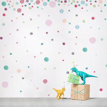 Load image into Gallery viewer, Colourful Polka Dots Removable Wall Decals - Decor Home