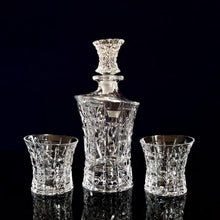 Load image into Gallery viewer, Whiskey Glasses Set - King Crystal (4- Tumbler & Decanter Set) - Decor Home