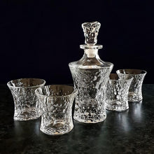 Load image into Gallery viewer, Whiskey Glasses Set - Queen Crystal (4- Tumbler & Decanter Set) - Decor Home