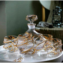 Load image into Gallery viewer, Whiskey Glasses Set (Decanter & 6- Tumblers Set) - Decor Home