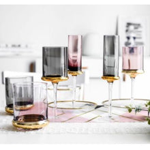Load image into Gallery viewer, Black Wine Glasses (4 Pcs Set) - Decor Home