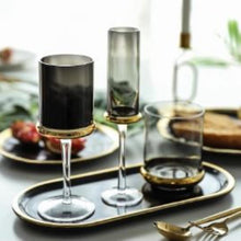 Load image into Gallery viewer, Black Wine Glasses (4 Pcs Set) - Decor Home