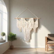 Load image into Gallery viewer, Lovingly Handwoven Macrame Tapestry Wall Art
