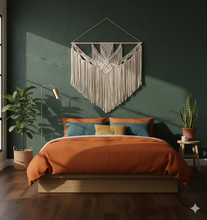Load image into Gallery viewer, Boho Chic Cotton Macrame Wall Hanging
