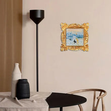 Load image into Gallery viewer, DIY Baroque Painting Kit – Impression Sunrise with Ornate Frame (Embossed Canvas)
