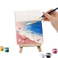 Load image into Gallery viewer, Seashell Serenity DIY Art Set – Pink Beach Edition
