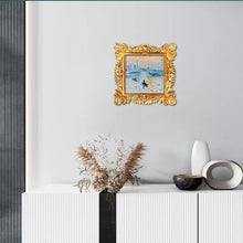 Load image into Gallery viewer, DIY Baroque Painting Kit – Impression Sunrise with Ornate Frame (Embossed Canvas)
