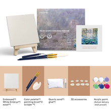 Load image into Gallery viewer, Zen Bloom DIY Art Kit – Textured Lotus Painting for Mindful Moments
