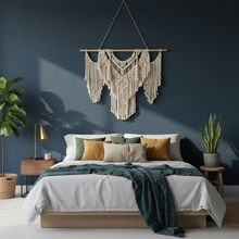 Load image into Gallery viewer, Lovingly Handwoven Macrame Tapestry Wall Art
