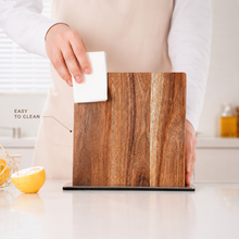 Load image into Gallery viewer, Acacia Edge Double-Sided Magnetic Knife Block
