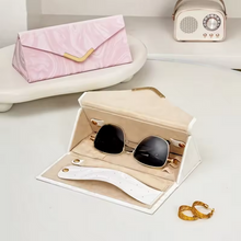 Load image into Gallery viewer, Portable Travel Jewellery Case –  Jewellery Organiser Pouch with Necklace, Ring &amp; Earring Storage
