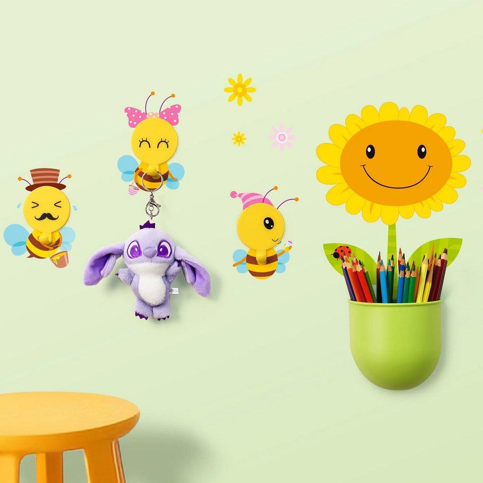 Stick Easy Wall Mounted Storage Box Wall Stickers - Decor Home