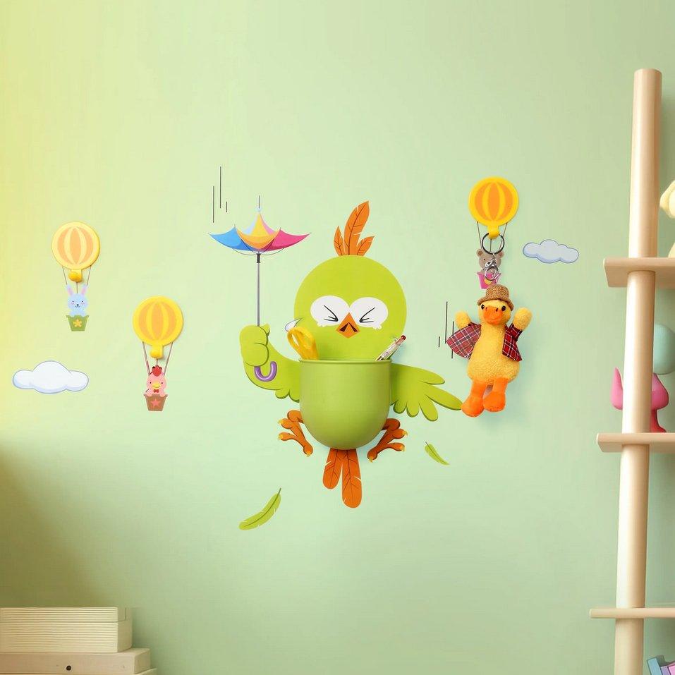 Stick Easy Wall Mounted Storage Box Wall Stickers - Decor Home