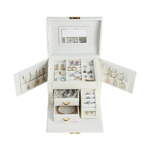 Load image into Gallery viewer, 2021 New PU Leather White Jewellery Box - Fansee Australia
