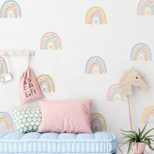 Load image into Gallery viewer, 36 Pcs Rainbow Vinyl Decorative Wall Stickers Decorations For Girls Wallpaper Stickers On The Wall Paper For Fourth - Fansee Australia
