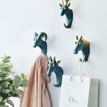 Load image into Gallery viewer, 6 Pcs Set Animals Head Wall Hooks - Fansee Australia
