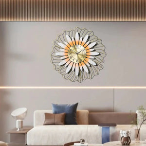 70cm Leaf Design Large Wall Clock - Fansee Australia