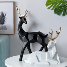 Load image into Gallery viewer, Two Deers Resin Art Sculpture Home Decor
