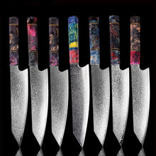 Load image into Gallery viewer, 67 Layers Japanese Damascus Steel Chef Knife 8 Inch
