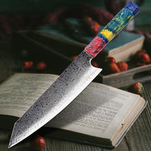 Load image into Gallery viewer, 67 Layers Japanese Damascus Steel Chef Knife 8 Inch
