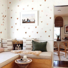 Load image into Gallery viewer, 36 Pcs Bohemian Hearts Wall Stickers
