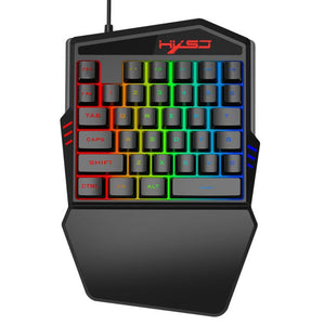 One-Handed Keyboard And Mouse Gaming Combo