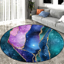 Load image into Gallery viewer, Abstract Art Round Rugs
