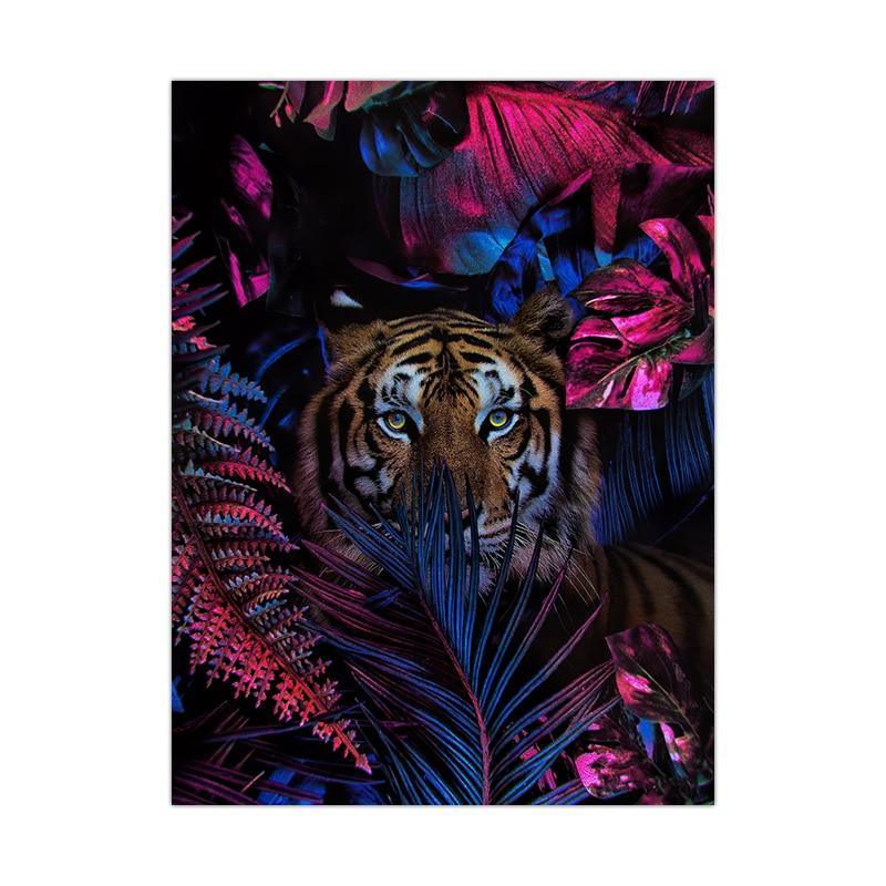 Animal And Floral Abstract Canvas Prints (60x90cm) - Decor Home