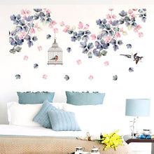 Load image into Gallery viewer, Romantic Flowers Wall Decals Wall Art
