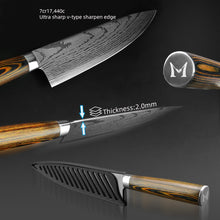 Load image into Gallery viewer, Luxurious Stainless Steel Knife Set
