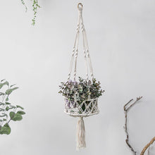 Load image into Gallery viewer, Handwoven Macrame Wall Hanging Planter
