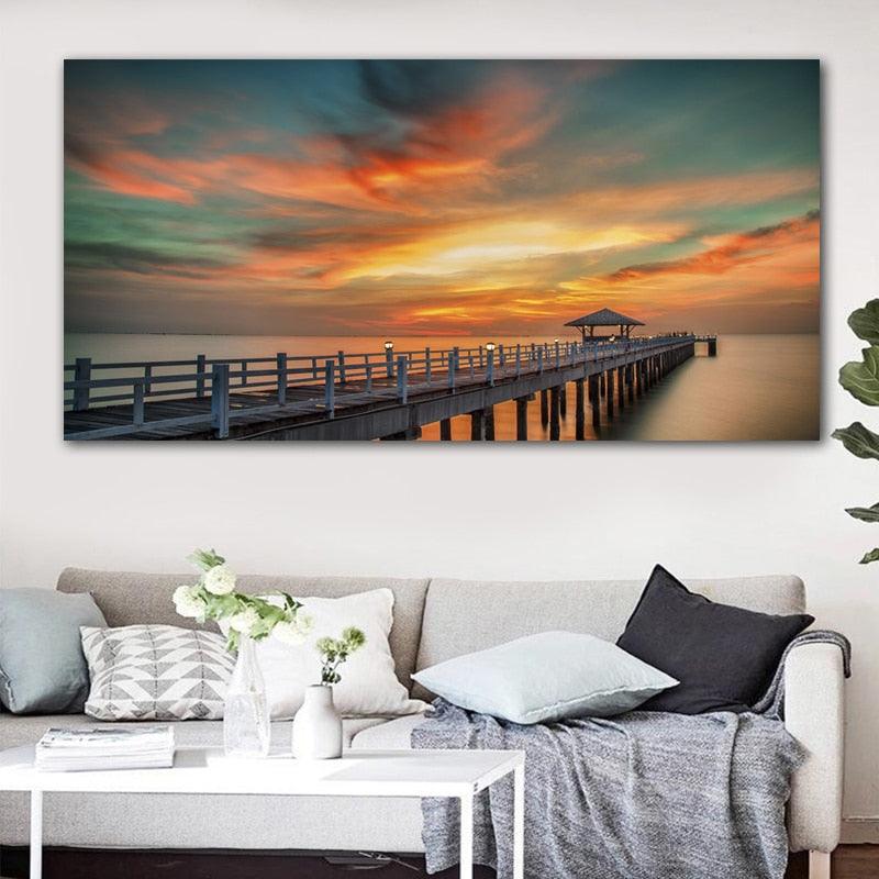 Natural Landscape Wall Art Prints (60x120cm) - Decor Home