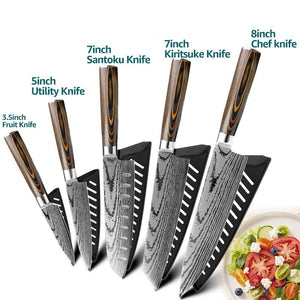 Luxurious Stainless Steel Knife Set